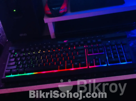 RGB Gaming Keyboard & Mouse,  Mouseped